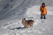 Salita invernale da Nona di Vilminore al Passo della Manina il 26 febbraio 2011 - FOTOGALLERY